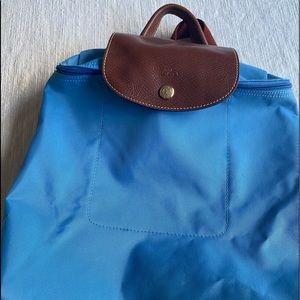 Longchamp Le Pilates foldable backpack - Blue